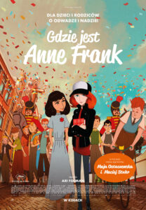 Plakat filmu "Gdzie jest Anne Frank"