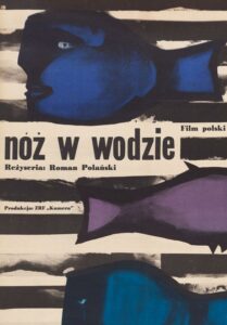 Plakat filmu "Nóż w wodzie"